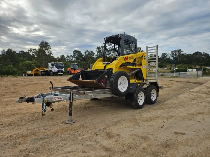 Skid Steer Tracked Loader Mini Trailer Package